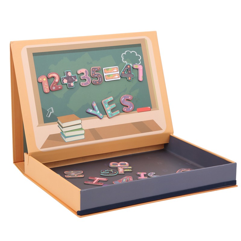 Kids Magnetic Jigsaw Puzzle DIY Paper Drawing Board Children Educational