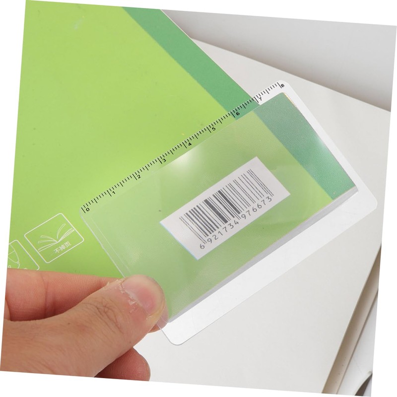 Operitacx Full-page Reading Magnifier 3x Pocket Magnifier for Reading Credit