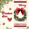 Christmas Wreath Door Cover