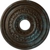 Ekena Millwork CM17OLBBS Orleans Ceiling Medallion, 17 5/8"OD X 3