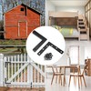 QWORK Flat L Brackets for Wood, 8 Pack Heavy Duty