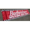 Budweiser Racing Welcome Race Fans Banner 2 Ft By 8ft