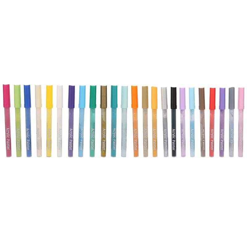 Coloured Acrylic Marker Pen Kit Non Toxic Water Based Painting