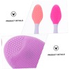 PACKOVE 1 Set Double Sided Silicone Facial Cleaning Tools with