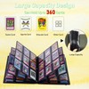 CGFGHHUY Card Binder 9 Pocket Trading Card Album Folder 360