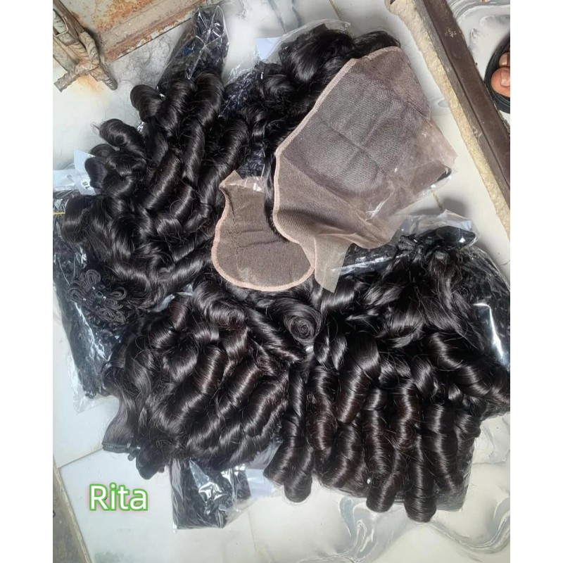 Bouncy Curly 100% Unprocessed Extensions Burmese Curly Hair Bundles for