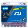 KMC X11 Waxed 11 Speed Chain, Aurora Blue, 118 Link