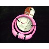 10MM X 650MM PINK BIKE BICYCLE LOCK RESETTABLE 4 DIGIT