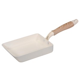 Pearl Metal HC-573 Tamagoyaki 5.1 x 7.1 inches (13 x 18 cm), Ceramic, Induction Compatible