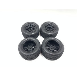 X4 1/18 1/24off Road Buggy Wheels and no glued Tires 31mmx59mm for GMP 18912 VRX Racing KYOSHO LOSI Slider FMS ROCHOBBY AXIAL FCX24 FCX18 FJ40 Land CRUIER K5 K10 TX4M MN Model