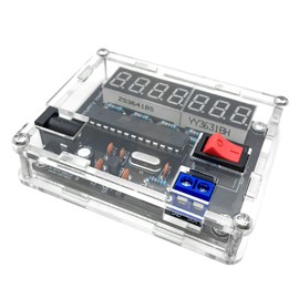 Risegun 0.45Hz-10MHz Frequency Meter, VR Frequency Band Frequency Meter, Automatic Range Conversion with Housing DIY Kit, 0.000001 Hz 7-Bit Precision Resolution