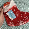 Bunny James Boxes Christmas Stockings 6 Pack Snowflake 10"x8" Red