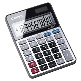 Canon LS102TC 10 Digit Display Calculator, Black/Silver