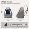 Breathable Cat Backpack Carrier, Large Space Cat Bubble Backpack for