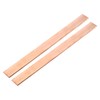 sourcing map 2Pcs 8" x 4/5" Copper Flat Bar,1/8" Thickness