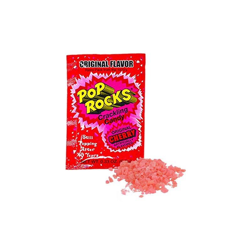Pop Rocks Original Cherry Bulk (0.33 oz) – 72 Pack