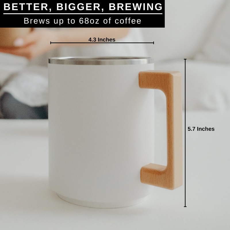 HASTINGS Pour Over Coffee Dripper - Stainless Steel Pour Over