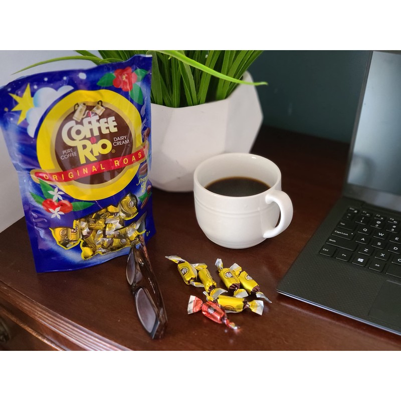 Coffee Rio Sugar-Free Coffee Bulk Candy, 3 Pound Bag Individually