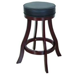 RAM Gameroom Products 30-Inch Backless Barstool, Cappuccino Finish, 30-Inch