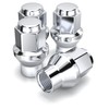 White Knight 7802-4 Chrome 7/16"-20 ET Bulge Lug Nut, 4