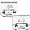 Andis CeramicEdge Detachable Pet Grooming Clipper Blade #40 2-Pack