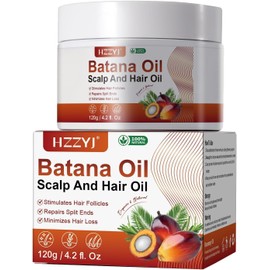 Batana Oil, Natural Scalp and Hair Treatment Oil, Stimulates Hair Growth, 120g