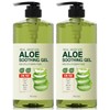 Asome Large Capacity Aloe Soothing Gel Aloe Vera Moisturizing Cream 1000mlX2 / 에이썸 대용량 알로에수딩젤 알로에베라 수분크림 1000mlX2개