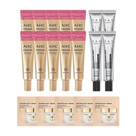AHC Eye Cream Season 12 12ml x10 + Jass Dark Spot Cream 15ml x4 + Jass Sample 5 sheets / AHC 아이크림 시즌12 12ml x10 + 쟈스 기미크림 15ml x4 + 쟈스샘플 5매