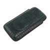 Artificial Leather Cigar Case Portable Lightweight Waterproof 3 Fingers Humidor