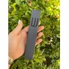 A&S Mezuzot Modern Concrete Mezuzah Case with Scroll, Easy Peel