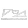 Set of 4 Geometry and Drawing Ruler 30 cm, Triangle