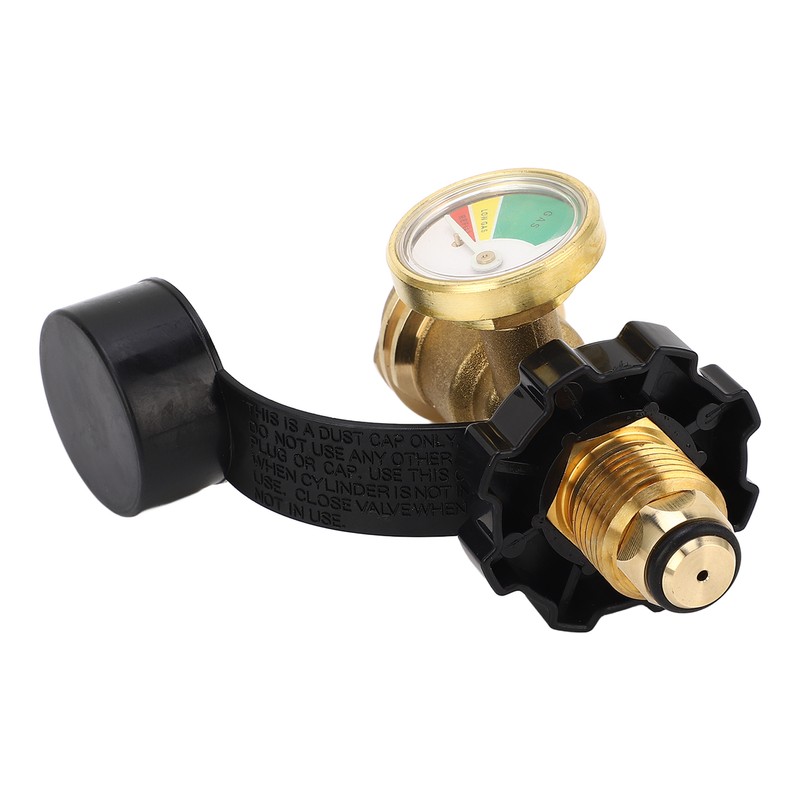 Gas Tank Pressure Gauge QCC Type 1 Converts 5‑100lb Gas