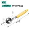 JUNADAEL J Portion Scoop, 2 OZ Cookie Scoop, 20 Cookie
