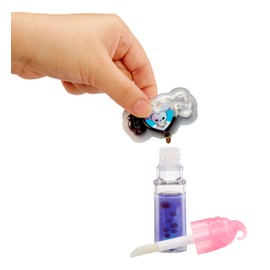 Yummiland Lip Gloss Doll: Sour Sweeties - Nina Heartpop Includes DIY Lip Gloss + Removable Keychain, Cosmetic Play, Collectible, Ages 4+