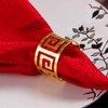 12Pcs Napkin Rings, BetterJonny Hollow Out Napkin Rings Exquisite Metal