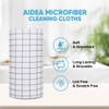 Microfiber Cleaning Cloth Roll-50PK, Reusable Paper Towels 11.5×11.5"