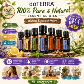 ( SHIP FAST ) doTERRAs Peppermint/Lavender/Lemon/Zengest/Ginger/Easy Air/Patchouli/Tea Tree/Frankincense/On Guard/Wild Orange Essential Oil 15ml