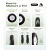 Marathon 00090 Flat-Free 2.80/2.50-4 Tire and Wheel Assembly, 3” Centered