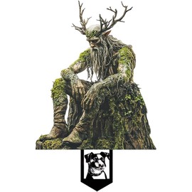 PANYIXUAN Outdoor Garden Decoration Weatherproof Troll 23 x 30 cm 2D Acrylic Fairy Garden Figure (Green)