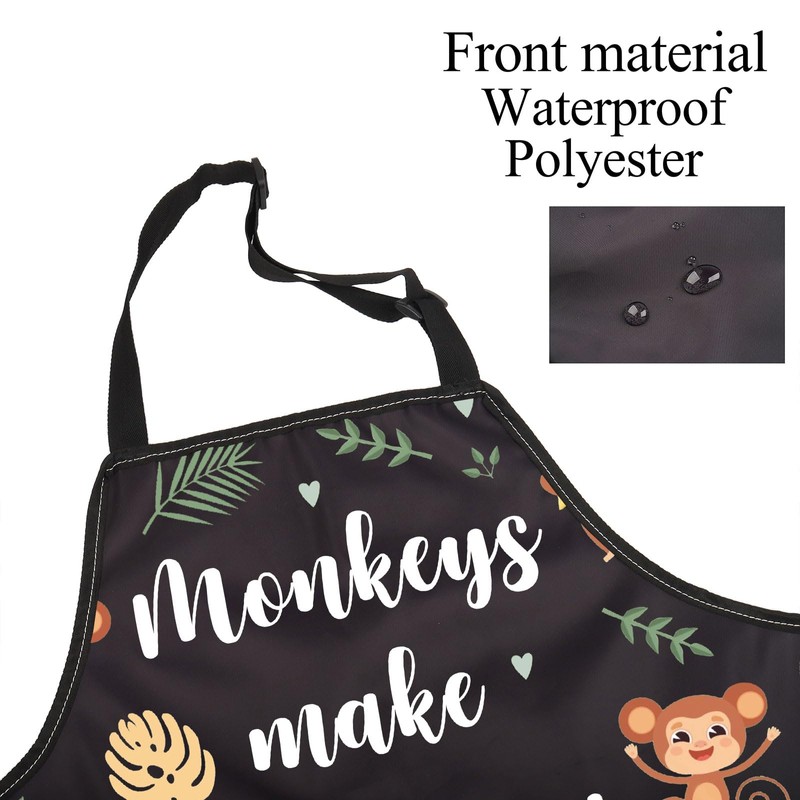 ENSIANTH Monkey Lovers Monkey Make Me Happy Cooking Baking BBQ