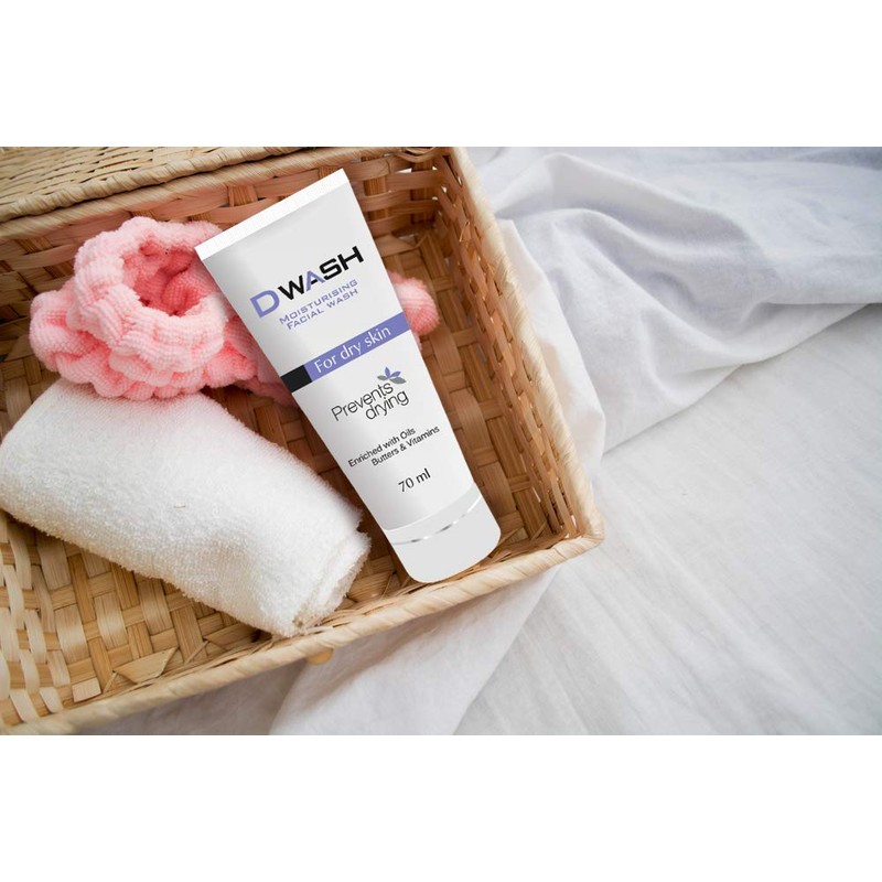 Dwash Creamy Moisturising Face Wash-70ml By E Mega Mart India