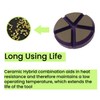 Hybrid Ceramic Transitional Diamond Polishing Pucks for Concrete Terrazzo Floor,