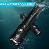 WindFire Dive Lights Scuba Diving Flashlight, IP68 Waterproof 262 ft