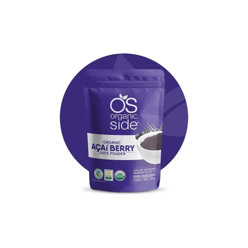 Organic Side Aaí Berry Orgánico 70 G
