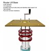Router Lift, Router Lifting System Set Metal for Router Table