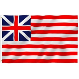 Anley Fly Breeze 3x5 Foot Grand Union Flag - Vivid Color and Fade Proof - Canvas Header and Double Stitched - Continental Colors Flags Polyester with Brass Grommets 3 X 5 Ft