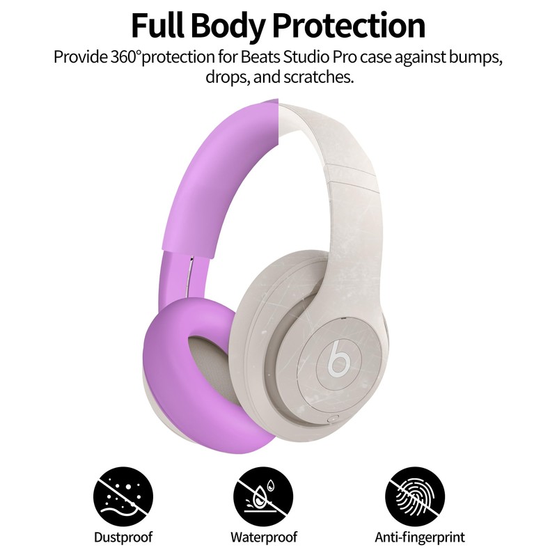 Silicone Case for Beats Studio Pro - 3 in 1