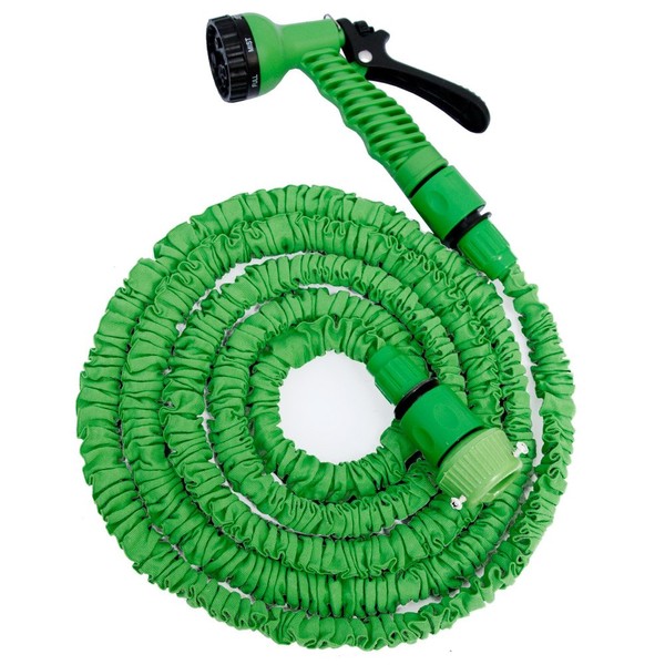 EYEPOWER Hochwertiger Gartenschlauch Flexibler Wasserschlauch Schlauch 2,5m-7m inkl 7fach Multifunktions