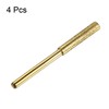 PATIKIL 4mm Diamond Chain Saw Sharpener 4pcs Titanium Plated Sharpener