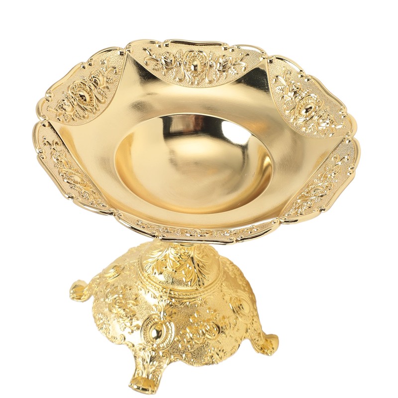 European Style Fruit Tray Metal Zinc Alloy Snack Nut Food